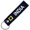 CLJ - Porte-clés - India - Bleu Marine - Nautique - Maritime