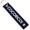 CLJ - Porte-clés - Cocorico - Bleu Marine - Patriote - Fantaisie