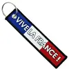 CLJ - Porte-clés - Vive La France - Bleu Blanc Rouge - bleu blanc roug...