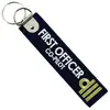 CLJ - Porte-clés - Copilote - First Officer Co-Pilot - Bleu Marine - G...