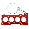 CLJ - Porte-clés - JOINT DE CULASSE SPORT - Rouge - Véhicules - Tuning