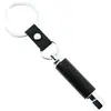 CLJ - Porte-clés - POT DECHAPPEMENT SPORT EN FIBRE DE CARBONE - Gris -...