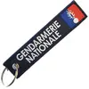 CLJ - Porte-clés - Passion Gendarme - Bleu marine foncé - Militaire -