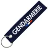 CLJ - Porte-clés - Gendarmerie - Bleu marine foncé - Forces de l'Ordre...