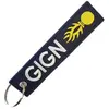 CLJ - Porte-clés - GIGN - Bleu marine foncé - Armée -