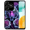Coque noire pour Honor X5C PLUS et X5C tigre UV