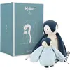 Doudou - KALOO - Complices - Duo Peluches Manchots - 15 cm et 25 cm - Bleu