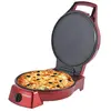 Techwood Four à Pizza et tartes ROUGE avec Grill Plancha Revêtement Pi...