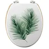 Abattant WC 37 x 46 cm charnieres metal Havane