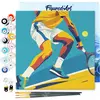 Figured'Art Mini Schilderen op Nummer Volwassenen 20x20cm met Sportaff...