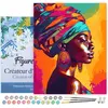 Figured'Art Schilderen op Nummer Volwassenen met lijst Levendige Afrik...