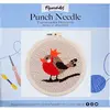 Figured'Art Punch Needle Kit voor Volwassenen en Kinderen - Rood Roodb...