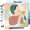 Figured'Art Mini Peinture par Numéro Adulte 20x20cm avec cadre Femme a...