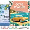 Figured'Art Schilderen op Nummer Volwassenen met lijst Reisposter Côte...