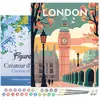 Figured'Art Schilderen op Nummer Volwassenen met lijst Reisposter Lond...