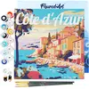 FIGURED'ART FiguredArt Mini Peinture par Numéro Adulte 20x20cm avec ca...