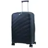ALPINI VENTINI. Valise 100% Polypropylène Garantie 5 Ans (Noire (Black), M (Moyenne) - 65L- 66x45.5x27cm-3.42kg)