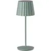 LUMISKY Lampe de table sans fil led abby olive Vert olive Aluminium
