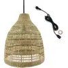 LUMISKY Suspension d'extérieur FREYA LONG OUTDOOR CABLE Bois Herbe mar...