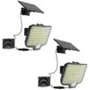 LUMISKY Lot de 2 spots solaire brightly Noir abs H12cm