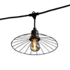 LUMISKY Guirlande lumineuse chic cage light connectable Noir Acier 6m