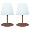 Lumisky set de 2 lampes de table LED sans fil TWINS Terracota H16cm