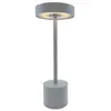 Lumisky Lampe De Table Sans Fil Touch Roby Grey Gris Aluminium