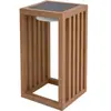 LUMISKY Lanterne solaire décorative CHENNAI Bois Bois H30cm