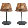 Lumisky Set de 2 lampes de table LED sans fil TWINS Raffy H24.5cm
