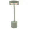 LUMISKY Lampe de table sans fil touch LED ROBY OLIVE Vert olive Aluminium H30cm