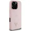 Guess Case Grained Hot Stamp Peony Triangle Logo MagSafe for iPhone 16...