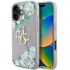 Coque Guess Hardcase 4G Grained Roses Big Logo pour iPhone 16 - Purple