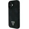 Guess Case Grained Hot Stamp Peony Triangle Logo MagSafe for iPhone 16...