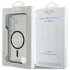Guess Etui Glitter Circle Classic Logo MagSafe do Samsung Galaxy S25 c...