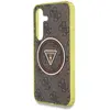 Guess Etui 4G Glitter Triangle Buttons MagSafe do Samsung Galaxy S25 b...