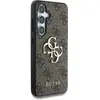 Guess PU 4G Metal Logo Case Samsung Galaxy S25 - Bruin