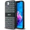 DKNY Etui Repeat Texture Pattern with Tonal Stripe do iPhone 16e czarn...