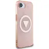 Guess Case IML Metal Glitter 4G Circle Triangle MagSafe for iPhone 16e...