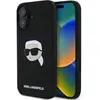 Karl Lagerfeld Backcase hoesje geschikt voor iPhone 16 - Effen Zwart -...