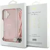 Coque pour iPhone 16 - Guess IML Crossbody Cord Cord Script MagSafe (G...