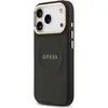 Guess PU Leather Peony Pattern Case für Apple iPhone 17 Pro - black (A...