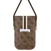 Guess 4G Printed Stripe Tas (Scherm tot 7 Inch) - Bruin