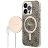 Guess Coque De Téléphone Gubpp14lh4eacsw+ Charger Set Iphone 14 Pro 6.1 4g Print