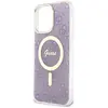 Guess 4G MagSafe - Coque pour iPhone 14 Pro Max (Violet) - 3666339118259