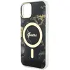 Guess Golden Marble MagSafe - Coque pour iPhone 14 Plus (Noir) - 36663...