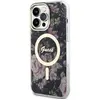 Guess Flower MagSafe - Coque iPhone 14 Pro Max (Noir) - 3666339115548
