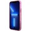 Guess Liquid Glitter Transculent 4G - Coque pour iPhone 14 Pro (Rose) ...