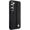 BMW Big Logo Leather Back Case - Geschikt voor Samsung Galaxy S23 Plus (S916) - Zwart