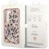 Guess GUHCS23MHCFWSP Coque rigide pour S23+ S916 Rose Flower Collectio...