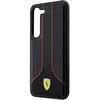 Ferrari Perforated Bottom Back Case - Geschikt voor Samsung Galaxy S23 (S911) - Zwart
